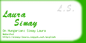 laura simay business card